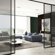 2 Glass Partition for Living Room PW3