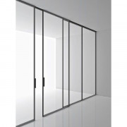Metal Framed Industrial Style Glass Partitions PW2